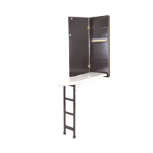 Cargar imagen en el visor de la galería, Mueble de Planchado Plegable Espejo (Compacto)