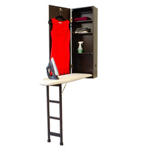 Cargar imagen en el visor de la galería, Mueble de planchado, plegable con portarretratos.
